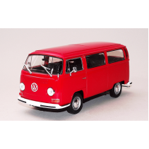 Welly Volkswagen Bus T2 1972 RED Diecast 1/24